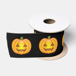 Lazo De Raso Calabaza de Halloween de dibujos animados linda Ja