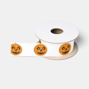 Lazo De Raso Calabazas de Halloween