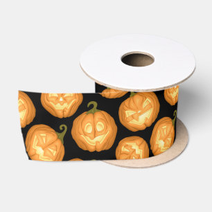 Lazo De Raso Calabazas de Halloween