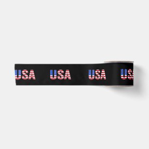 Lazo De Raso Camiseta USA Bandera Americana Patriótica Hombres 