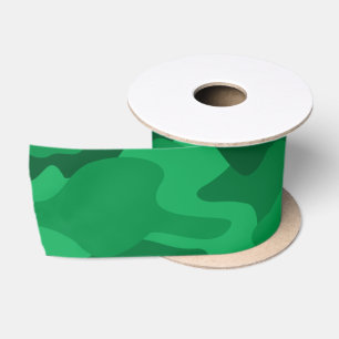Lazo De Raso Camo Monocolor Verde Español