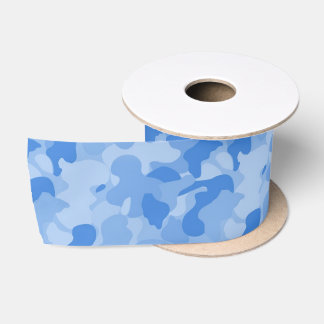 Lazo De Raso Camuflaje azul
