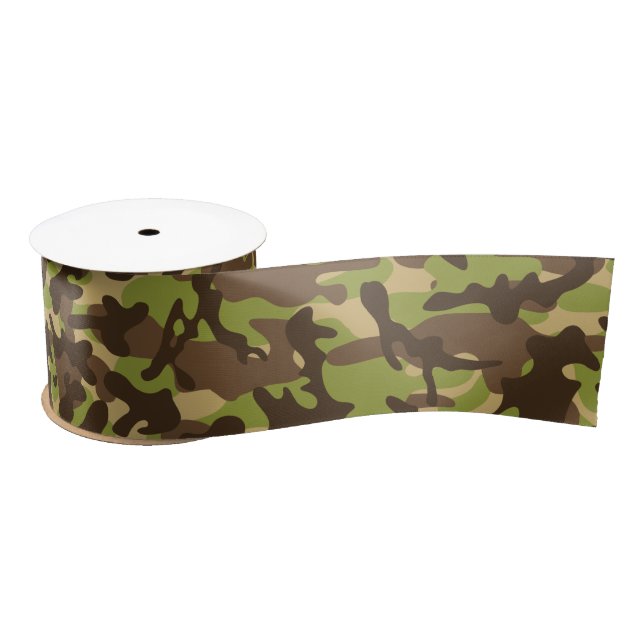 Lazo De Raso Camuflaje en cascada (Carrete)