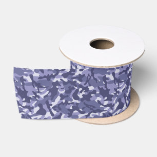 Lazo De Raso Camuflaje Navy Púrpura