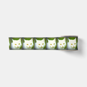 Lazo De Raso Caras blancas del gato
