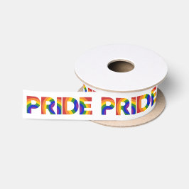 Lazo De Raso Cartas de arco iris ORGULLOSO