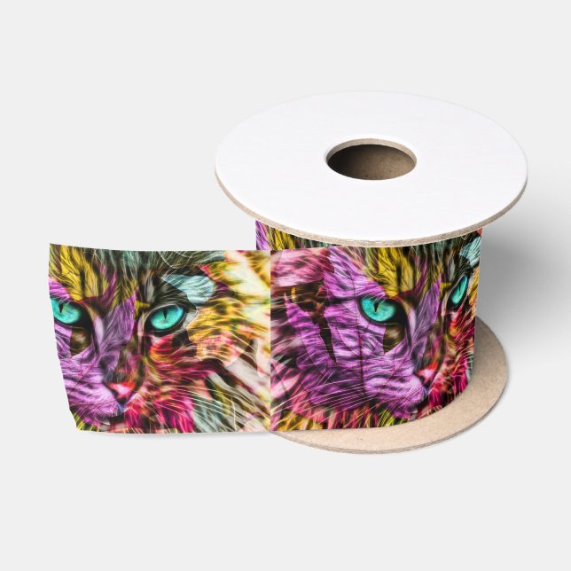 Lazo De Raso Cat Kitten Artsy (Carrete)