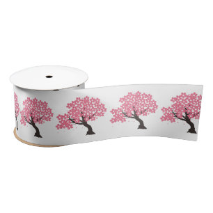 Lazo De Raso Cerezo sakura japonés florece Thunder_Cove