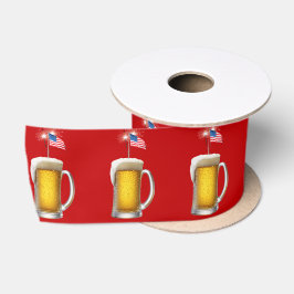 Lazo De Raso Cerveza Patriótica con Sparklers