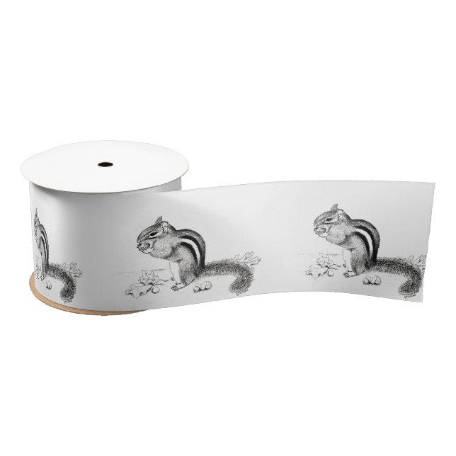 Lazo De Raso chipmunk Ribbon (Carrete)