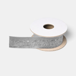 Lazo De Raso Chispas - el cepillo frota ligeramente Silver1