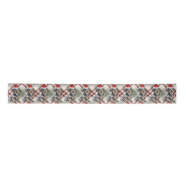 Lazo De Raso Christmas Wire Hair Dachshund Dog Holiday Plaid