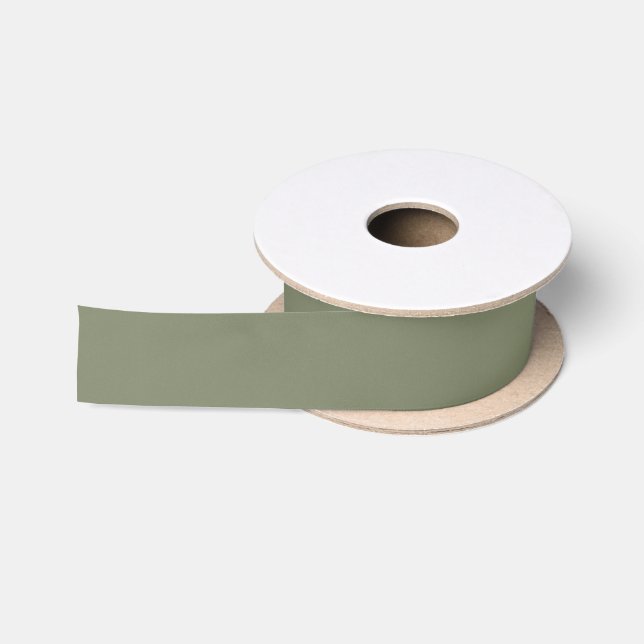 Lazo De Raso Chroma Textura - Cinta Salvia (Carrete)
