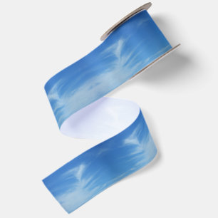 Lazo De Raso Cielo azul con nubes blancas Foto abstracta de la