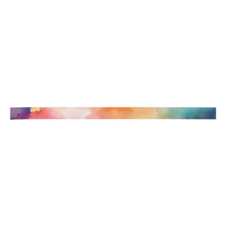 Lazo De Raso Cinta acuarela Vibrante Rainbowcolor
