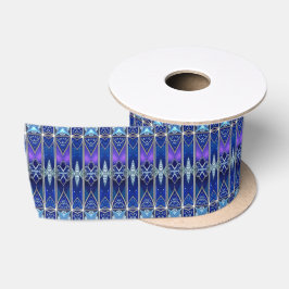 Lazo De Raso Cinta Azul Decorativa