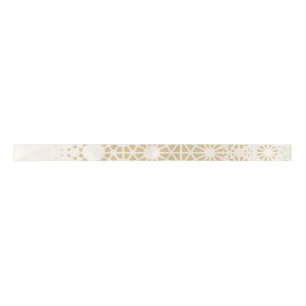 Lazo De Raso Cinta Baby Shower Gold Geométrica Starburst