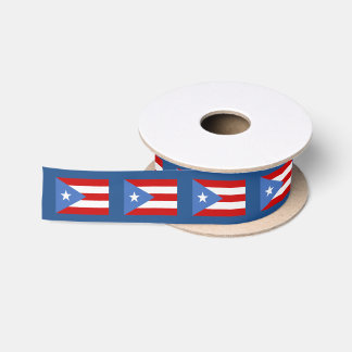 Lazo De Raso Cinta: Bandera de Puerto Rico