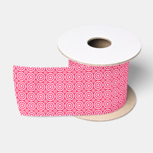 Lazo De Raso Cinta Bullseye-Rosa