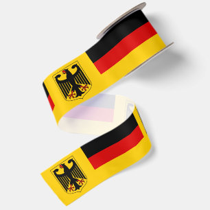 Lazo De Raso Cinta de Alemania, Emblema, patriótico, Bandera al