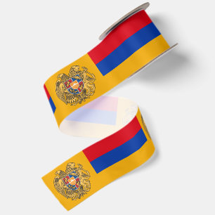 Lazo De Raso Cinta de Armenia, Emblema, patriótico, Bandera de