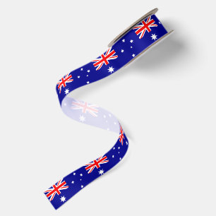 Lazo De Raso Cinta de Australia y bandera australiana