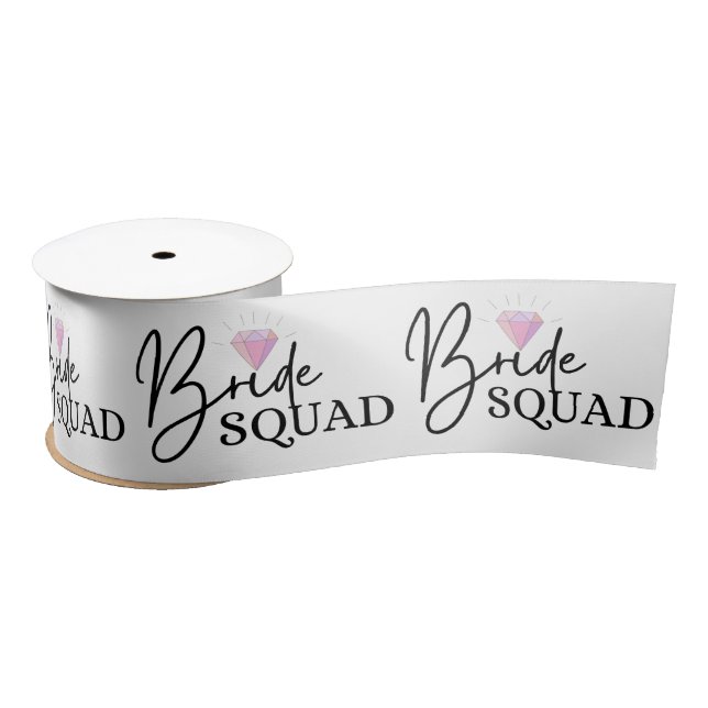 Lazo De Raso Cinta de Bride Squad  (Carrete)