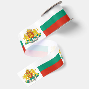 Lazo De Raso Cinta de Bulgaria, Emblema, patriótico, Bandera de