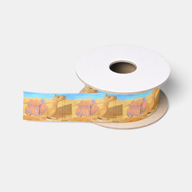 Lazo De Raso Cinta de Camello Árabe  (Carrete)