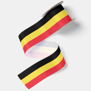 Lazo De Raso cinta de colores de la bandera belga, Tricolor, Bé