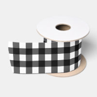 Cinta de comprobación de búfalo blanco y negro