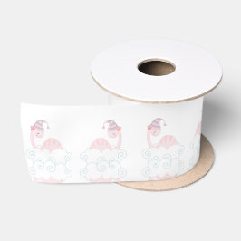 Lazo De Raso Cinta de Dinosaurios Pink Sleep