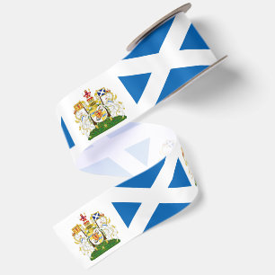 Lazo De Raso Cinta de Escocia, Emblema, patriótico, Bandera esc