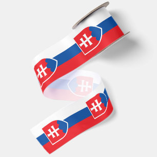 Lazo De Raso Cinta de Eslovaquia, Tricolor, Emblema, Bandera de