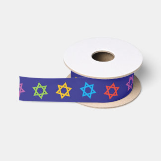 Lazo De Raso Cinta de estrella de Hanukkah