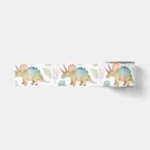 Cinta de fiesta de dinosaurio Triceratops
