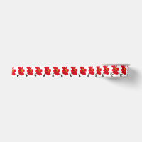 Cinta de Flor de Dalia Roja