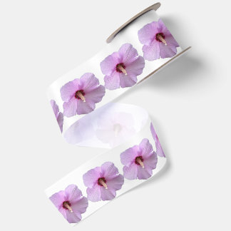 Lazo De Raso Cinta de Flor de Hibisco 