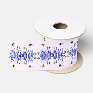 Lazo De Raso Cinta de flores y abejas regalo