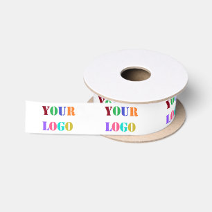 Lazo De Raso Cinta de fotos con logotipo de personalizado promo