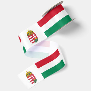 Lazo De Raso Cinta de Hungría, Emblema, patriótico, Bandera de 