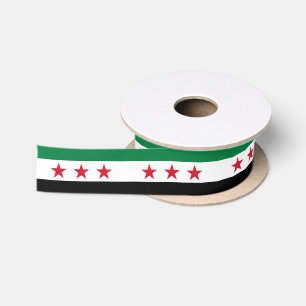 Lazo De Raso Cinta de independencia de Siria, bandera patriótic