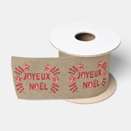 Lazo De Raso Cinta de Joyeux Noel