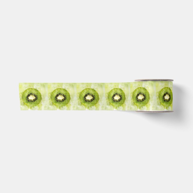 Lazo De Raso Cinta de kiwi verde (Anverso)