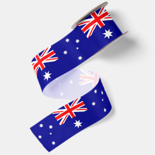 Lazo De Raso Cinta de la bandera australiana, amo Australia