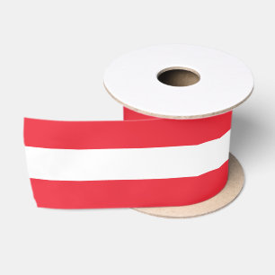 Lazo De Raso cinta de la bandera austriaca, patriotas de Austri
