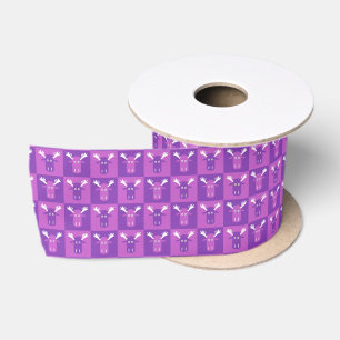 Lazo De Raso Cinta de Moose Head Pop Art