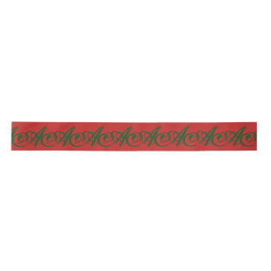 Lazo De Raso Cinta de NAVIDADES INICIALES personalizados