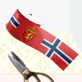 Lazo De Raso Cinta de Noruega, Emblema, patriótico, bandera nor