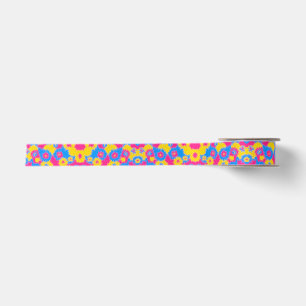 Lazo De Raso Cinta de orgullo pansexual Tie Dye